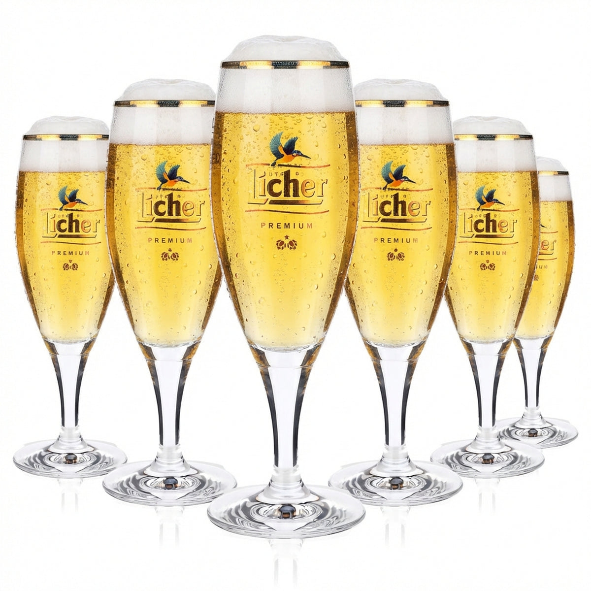 6x szklanka do piwa Licher Kielich do piwa Szklanka do piwa 0,3 l Noblesse Vogel Kielich