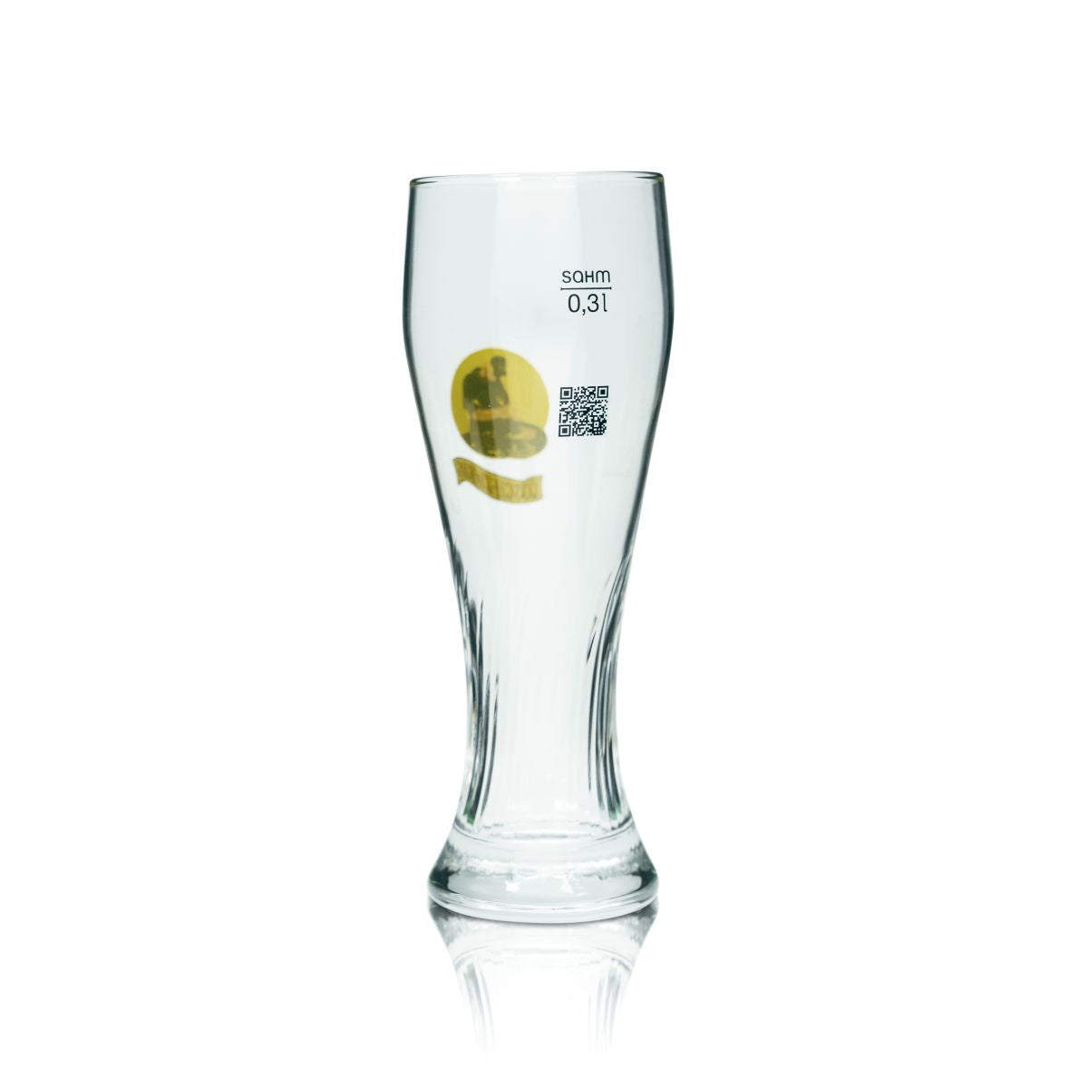 6x Löschzwerg Kieliszek do piwa pszenicznego 0,3 l Kontur Hefeweizen Kieliszki Browar Gastronomia Kalibrowane – Widok 3