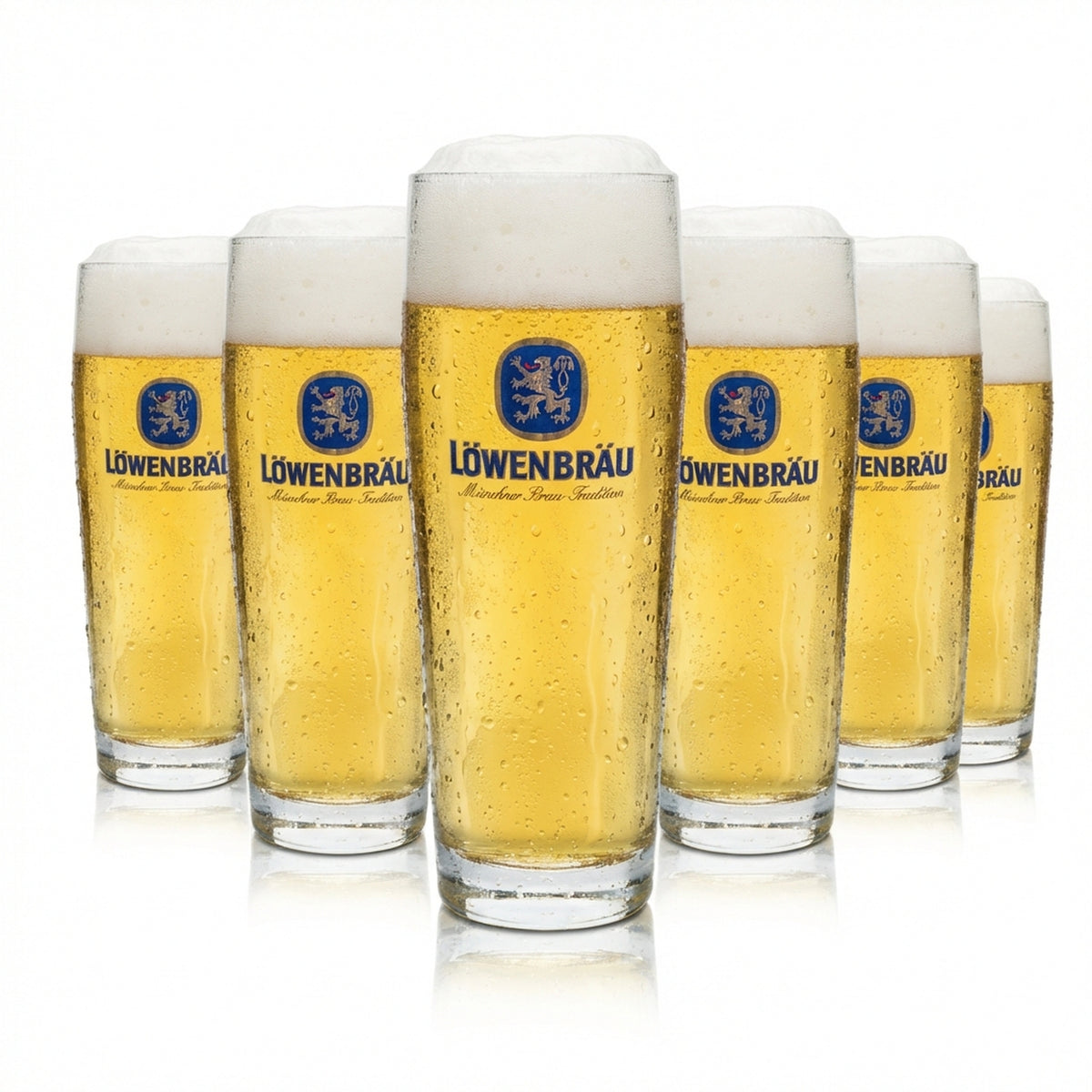 6x szklanka do piwa Löwenbräu 0,4l Willi kufel Rastal