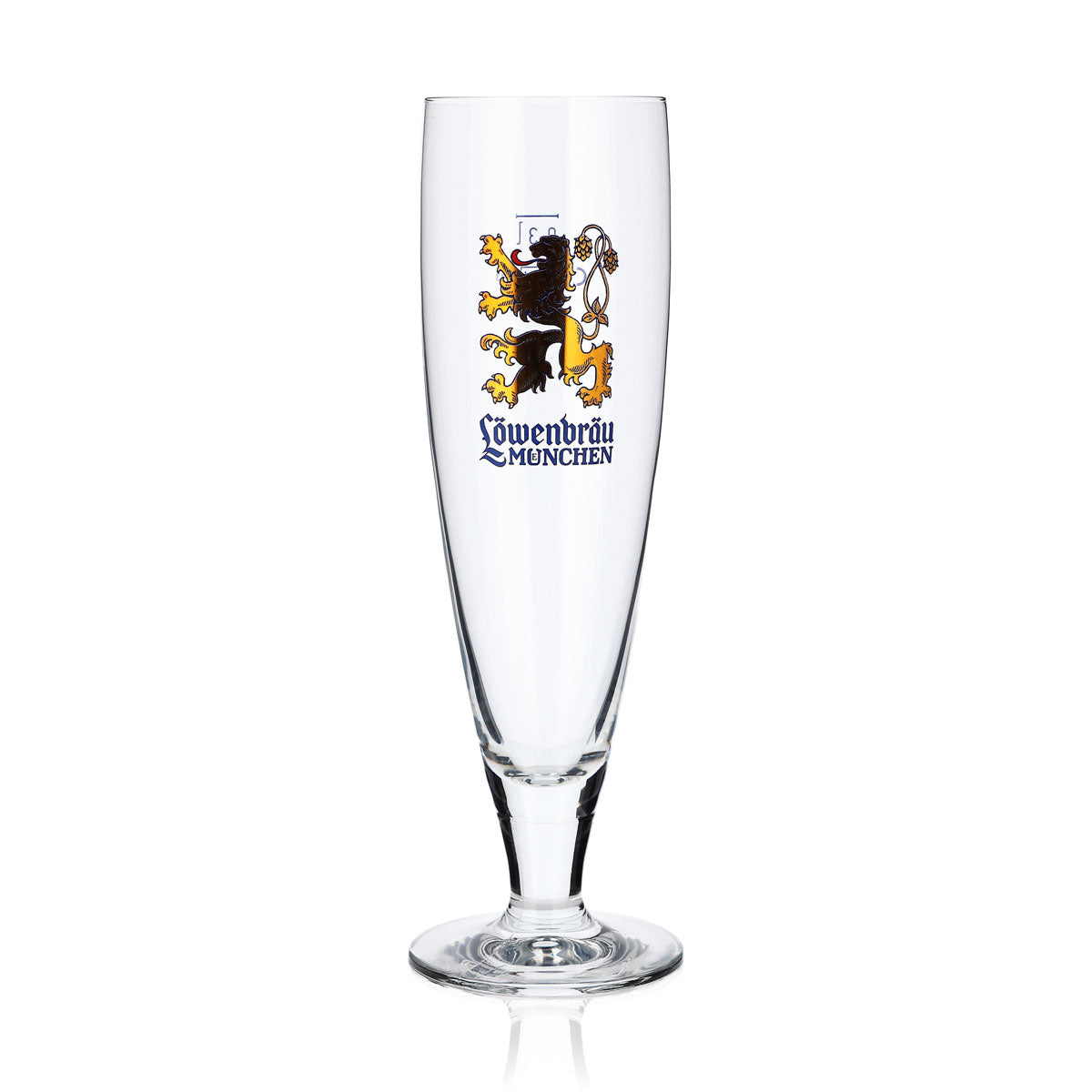 6 szklanek do piwa Löwenbräu 0,3 l, puchar ze złotym lwem Rastal Pegasus – Widok 2
