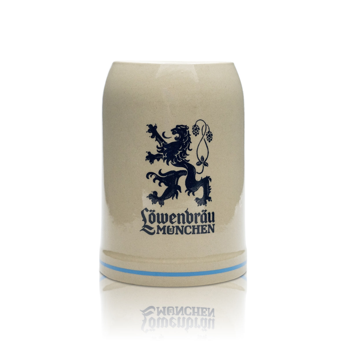 Löwenbräu gliniany kufel szklany 0,5l kufel do piwa kufel szklany Seidel browar Monachium – Widok 2