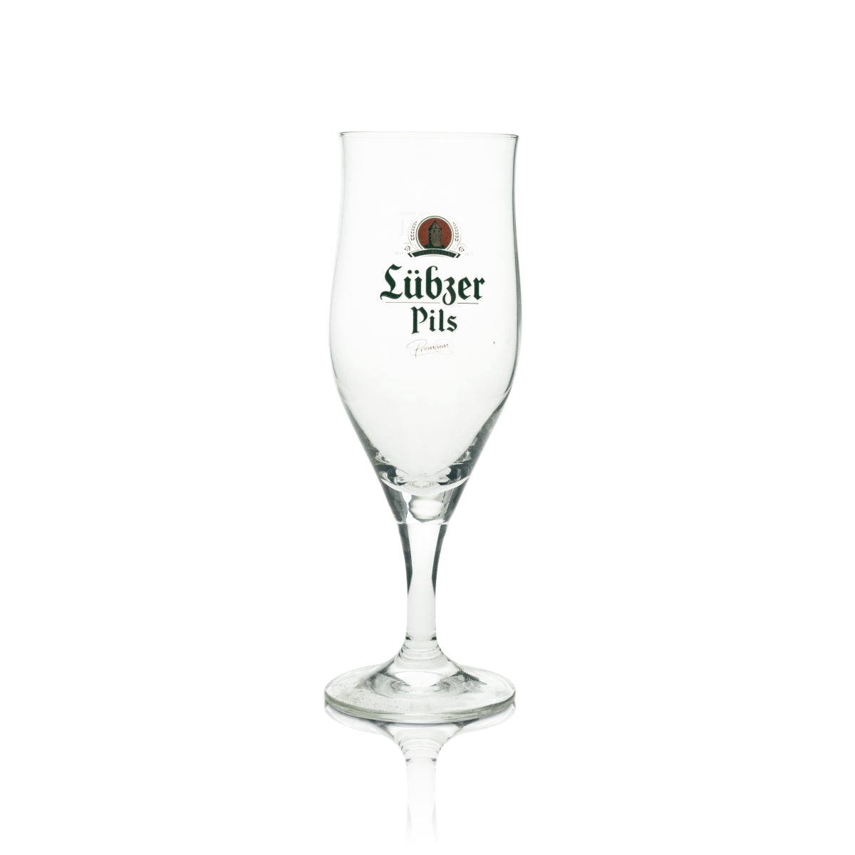 6x Lübzer Pils szklany kieliszek do piwa 0,3l Ritzenhoff szklanki tulipan szkło na nóżce browar – Widok 2