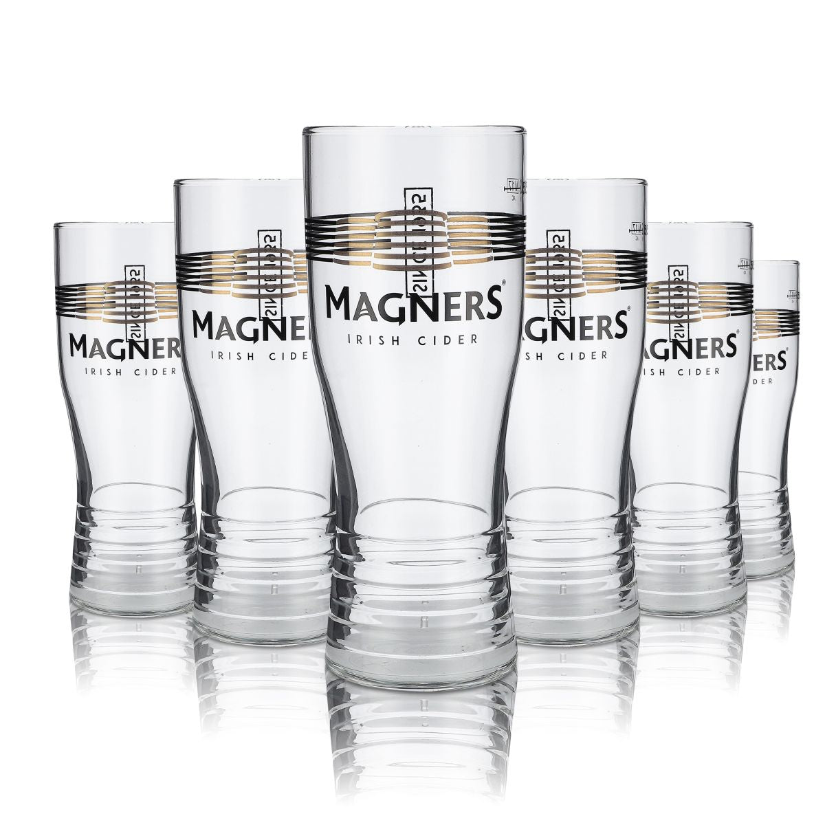 6x Magners Cider Szklanka Irish Cider Pint Szklanki „Win Magners” 0,5 l