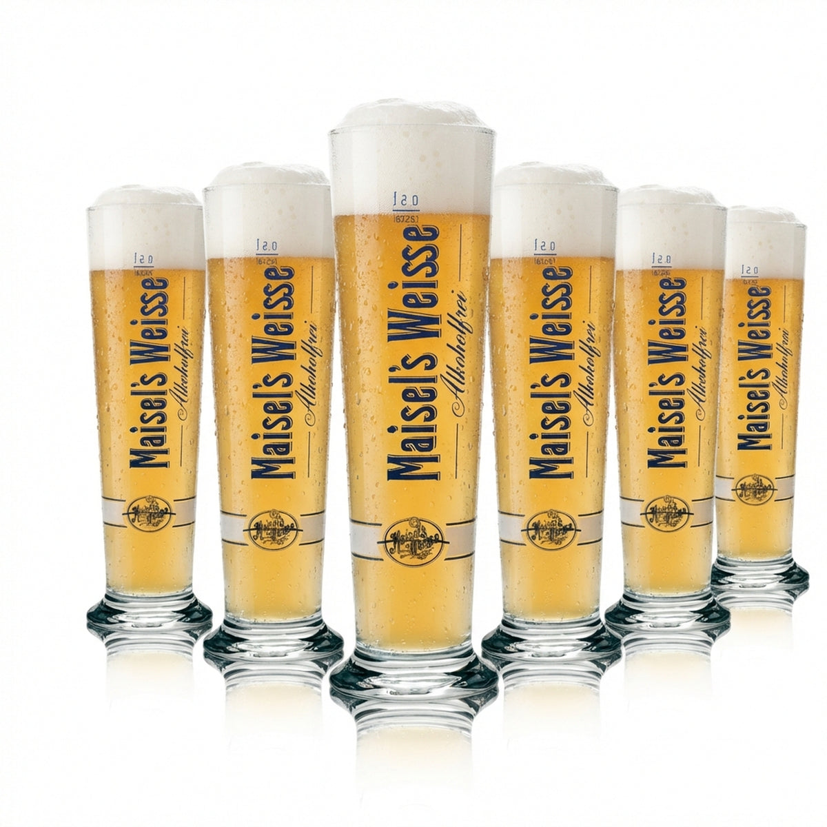 6x Szklanka do piwa Maisels Weisse 0,5l bezalkoholowa Rastal