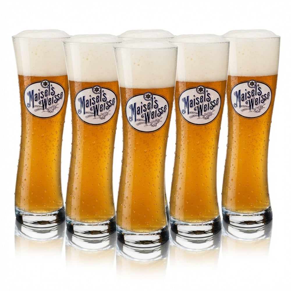 6x szklanka do piwa Maisels Weisse pszenica 0,5l szkło designerskie Sahm