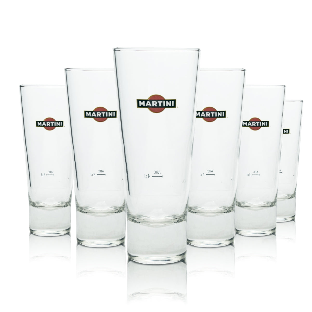 6x Kieliszek do Martini Vermouth Longdrink Retro Look Kieliszki koktajlowe Oak Gastro Collector