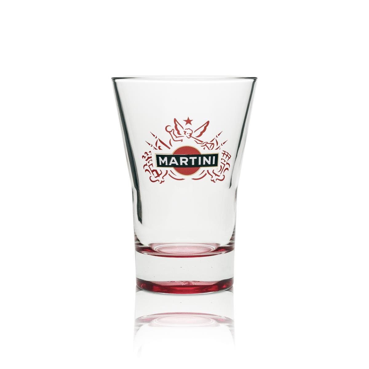 6x Kieliszek do wermutu Martini 31cl z czerwonym dnem – Widok 2