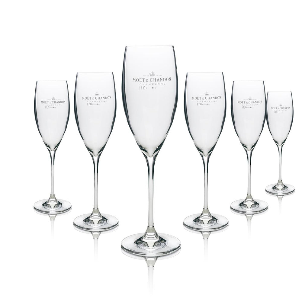 6x Moet Chandon kieliszek do szampana 0,1l Imperial Flute kieliszek do wina musującego Secco