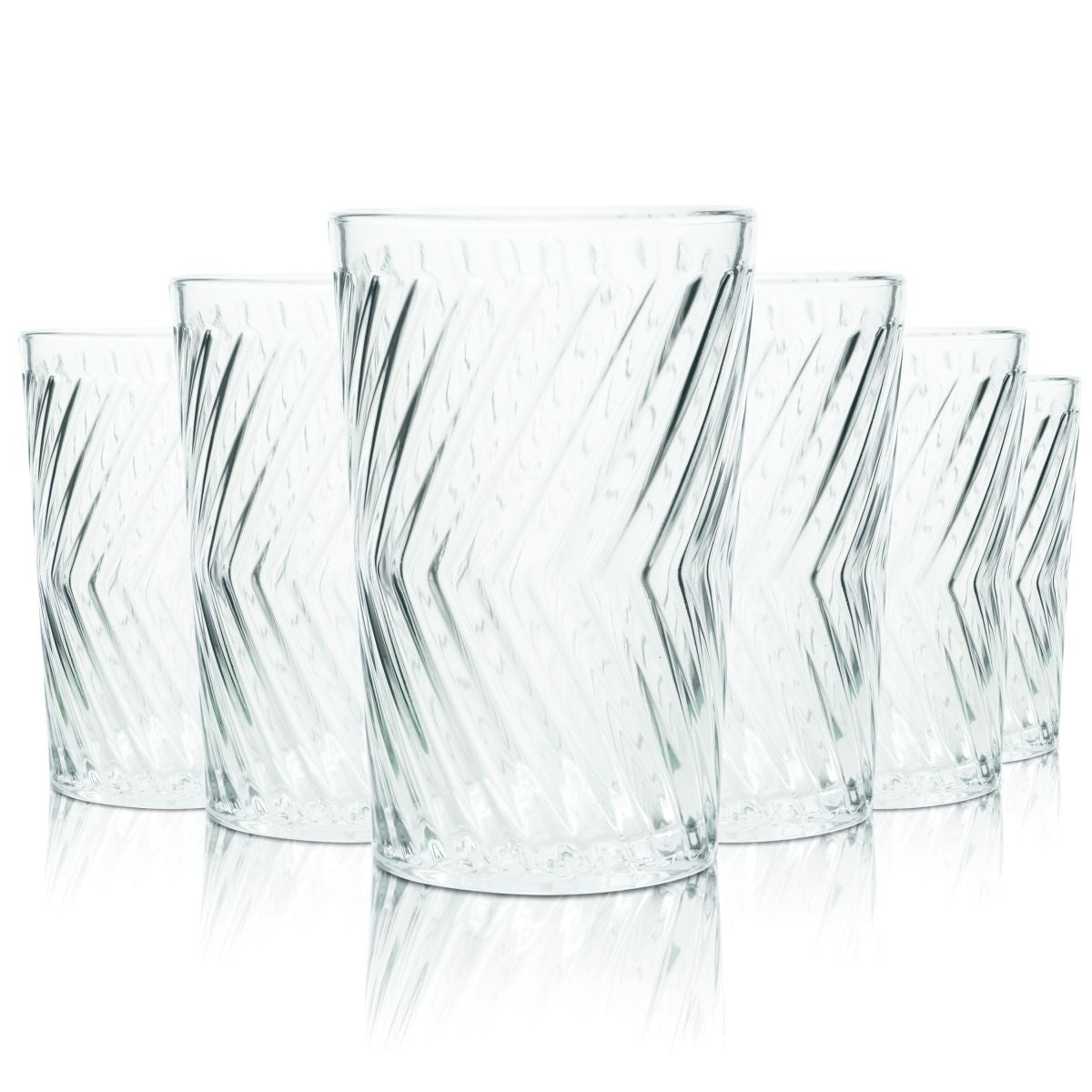6x Monkey Shoulder Glass 0.42l Contour Tumbler Szklanki Premium Blended Malt Whisky