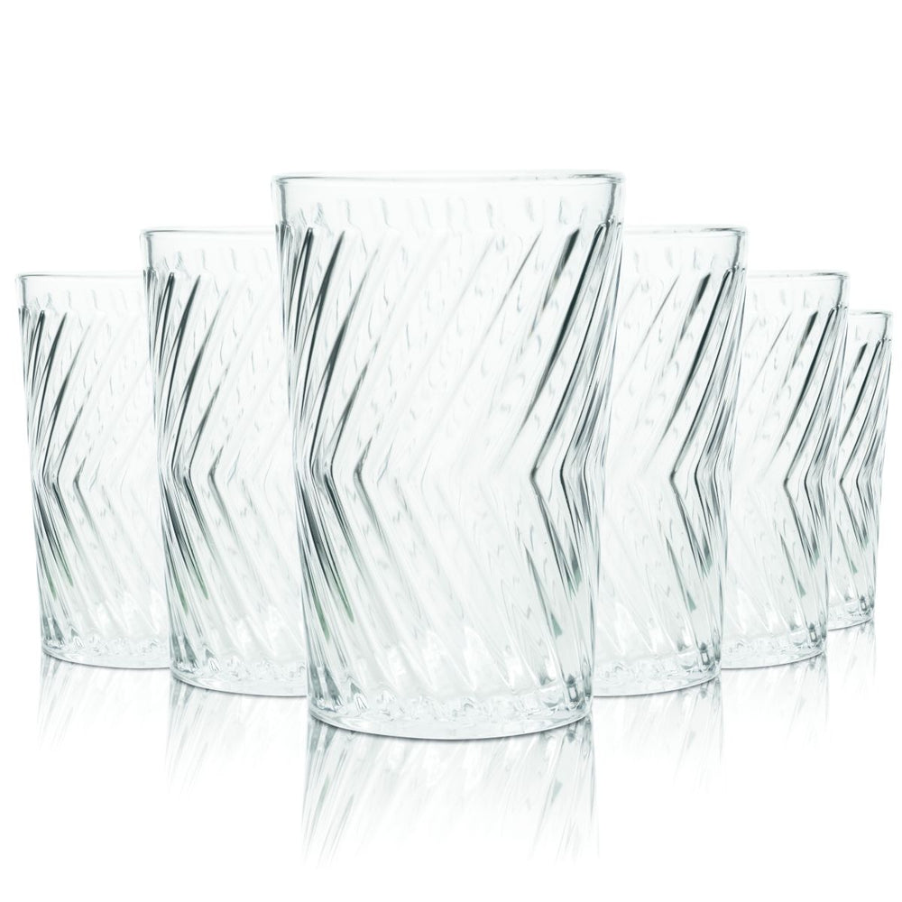6x Monkey Shoulder Glass 0.42l Contour Tumbler Szklanki Premium Blended Malt Whisky