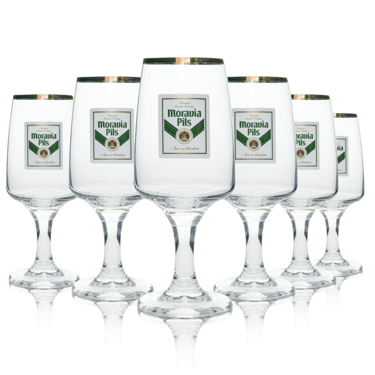6x Moravia szklany kieliszek do piwa Moravia Pils 200ml Ritzenhoff