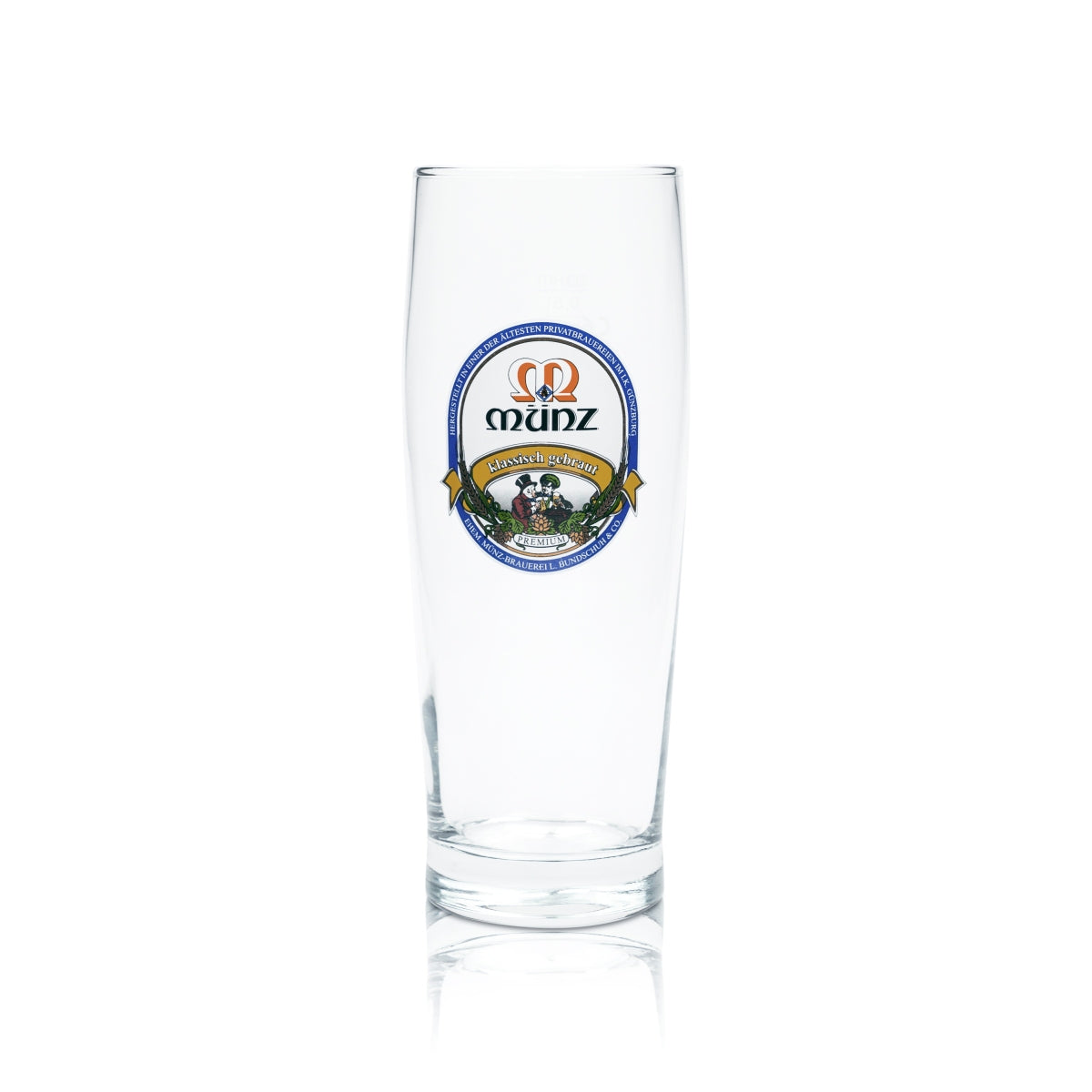 6x Szklanka do piwa Münz Bräu 0,5l Willi Mug Trumpf Szklanki Browar Günzburg Piwo – Widok 2
