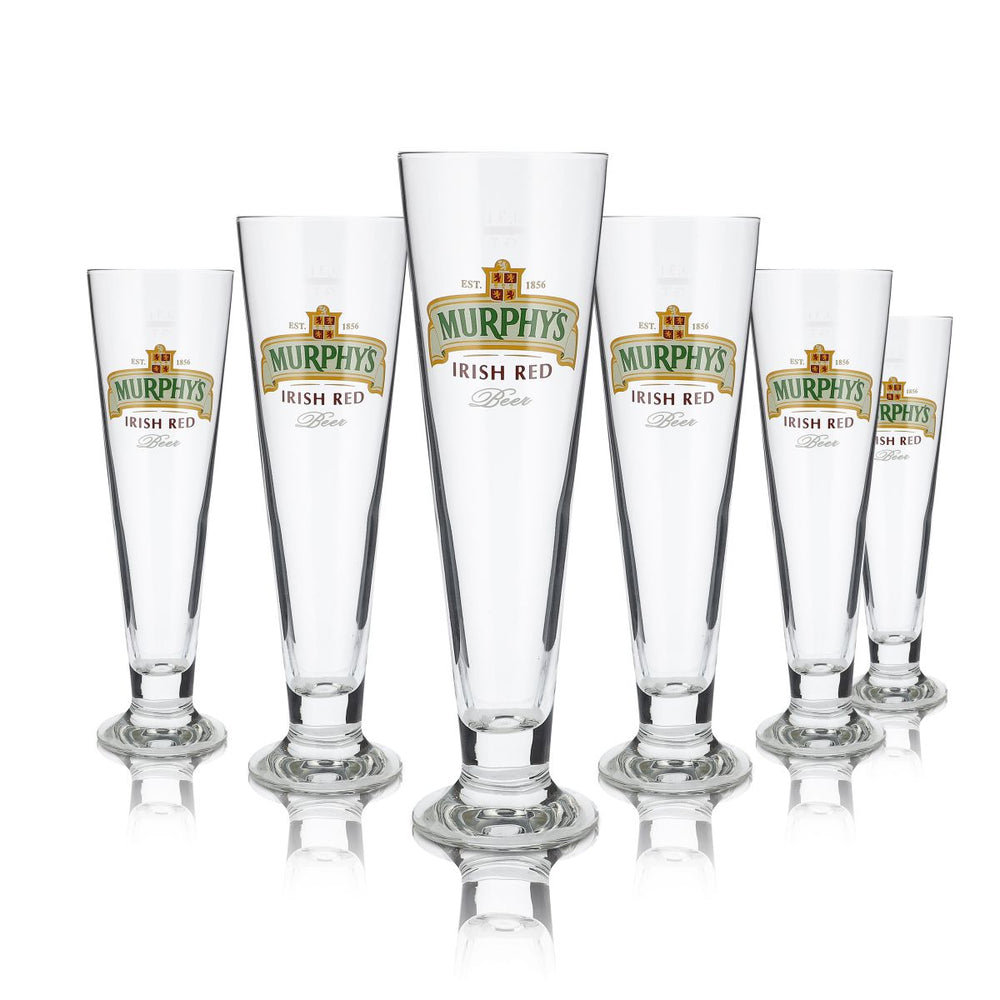 6x szklanka Murphy's 0,3 l Irish Stout szklanka pucharowa szklanka tulipanowa zestaw szklanek do piwa browar