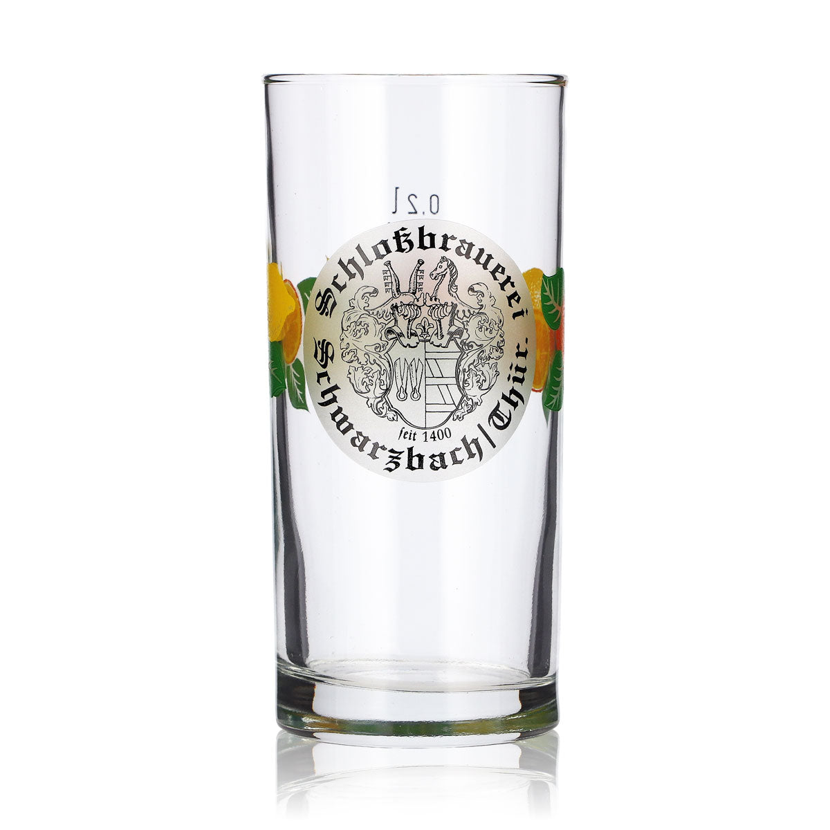 6 szklanek do piwa „No Name” o pojemności 0,2 l, typu long drink, browar Schlossbrauerei Rastal Schwarzbach – Widok 2