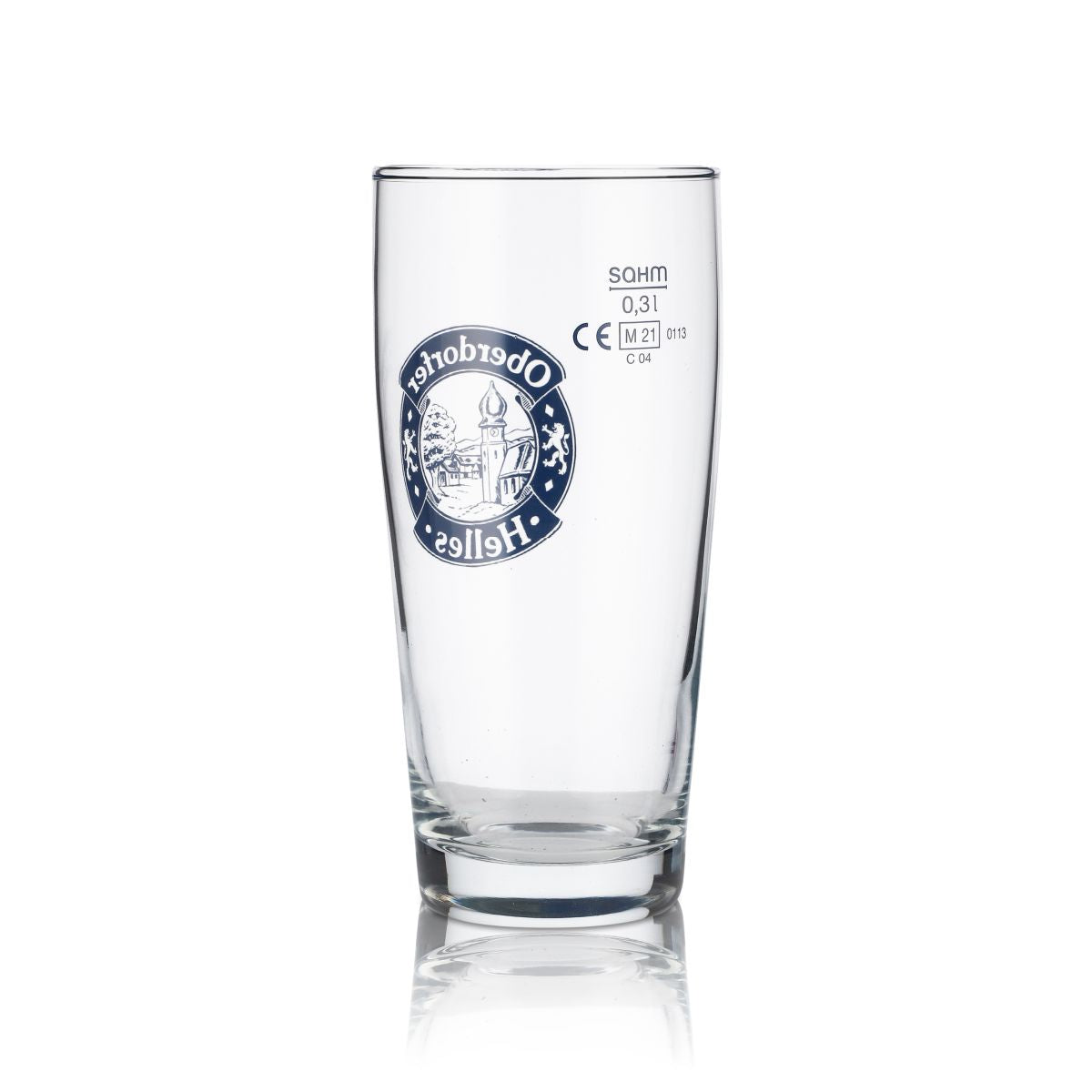 6x Oberdorfer Glas 0,3 l Willi Becher Jasne piwo Zestaw szklanek Browar Gastronomia – Widok 3