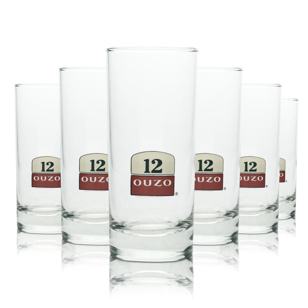 6x Ouzo 12 szklanek Longdrink 200ml Kieliszki koktajlowe 2cl/4cl Rastal Gastro Liqueur