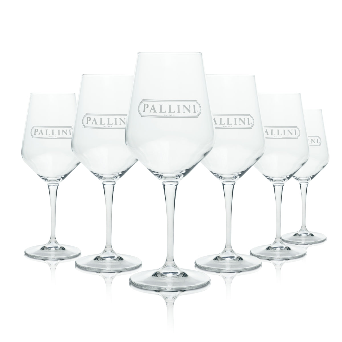 6x Pallini Limoncello Szklanka 0,4 l Szklanki do wina Aperitif Koktajl Longdrink Nóżka