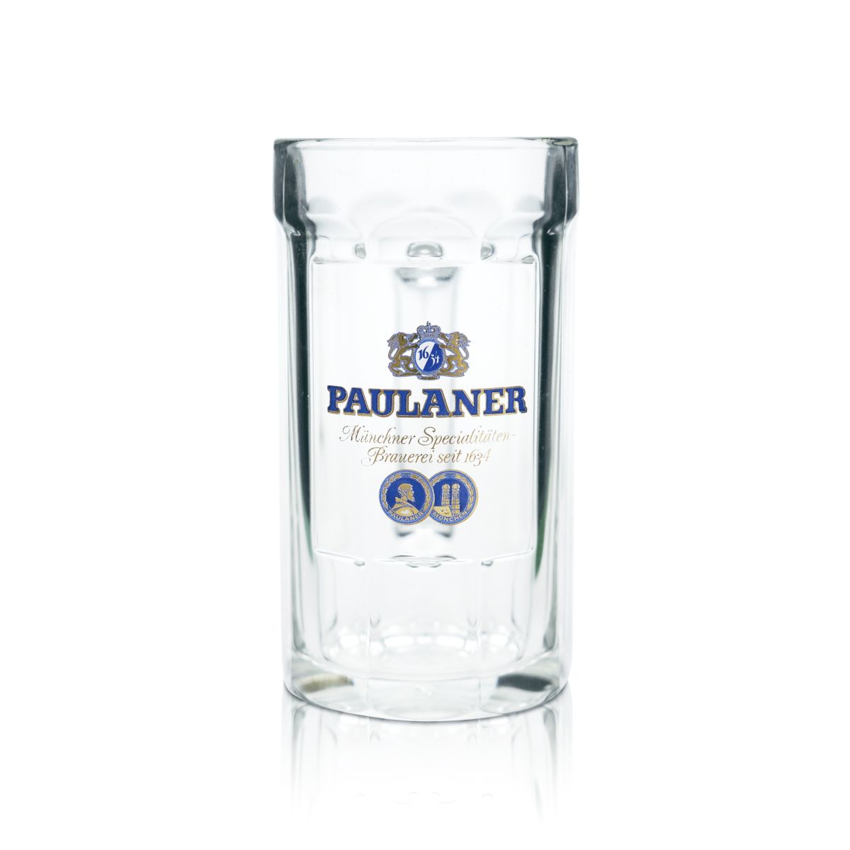6x Paulaner szklanka do piwa 0,4 litra kufel konturowy zestaw szklanek do piwa browar – Widok 2