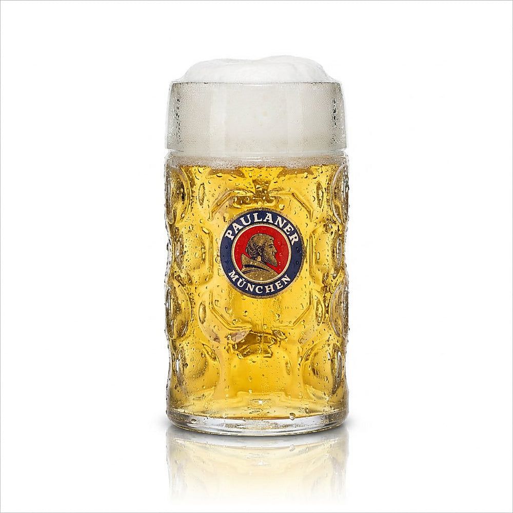 6x kufel do piwa Paulaner B-WARE – 1 l kufel Seidel szklanki kalibrowane gastronomiczne