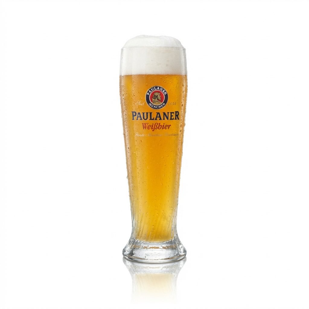 6x Paulaner szklanka do piwa pszenicznego 0,3l drożdżowa kryształowa szklanka do piwa pszenicznego Monachium Bawaria Gastro – Widok 3