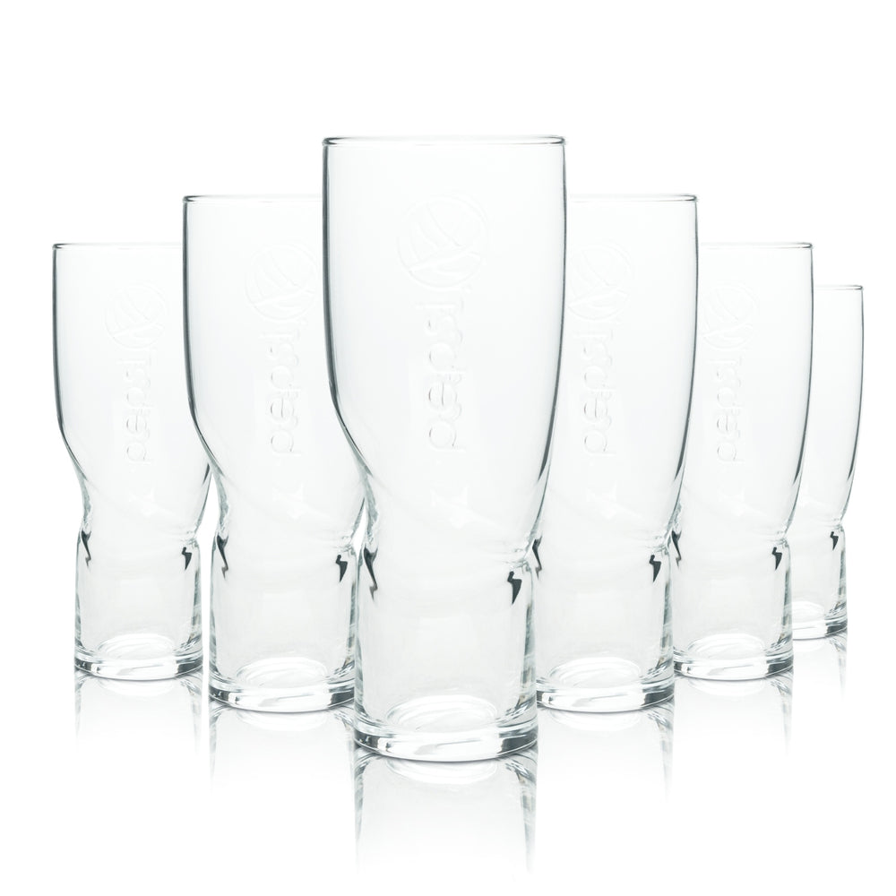 6x szklanka do napojów Pepsi 0,4 litra tumbler ARC kontur wgłębiony uchwyt reliefowy szklanki Gastro