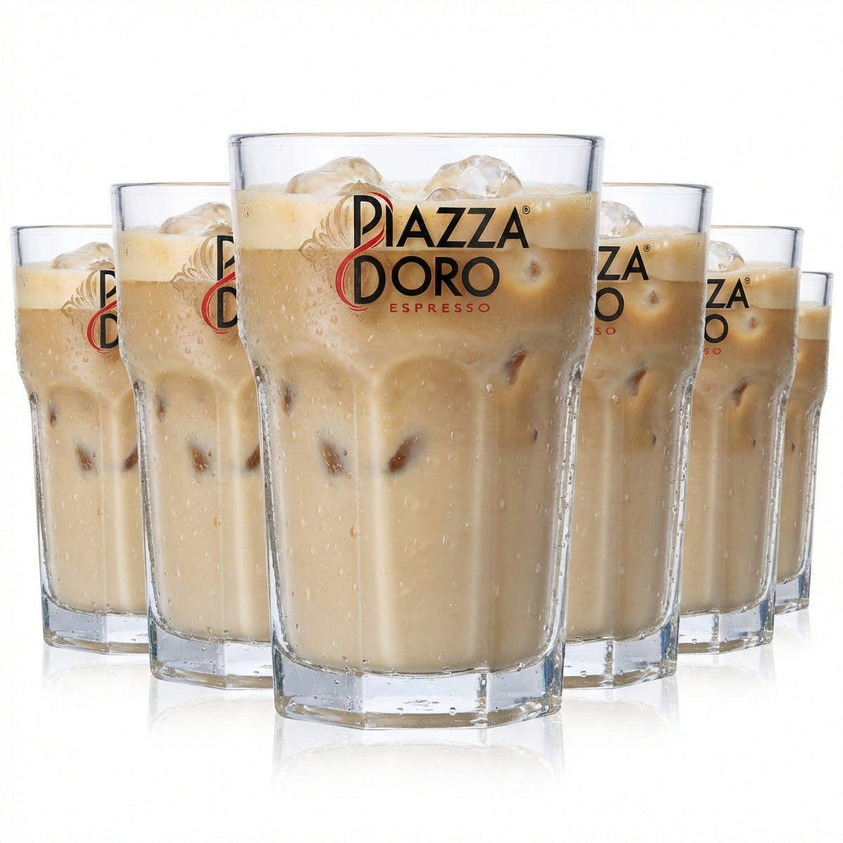 6x Piazza D´oro Szklanka do kawy 0,29 l Szklanki do latte Szklanki do kawy Szklanki do cappuccino