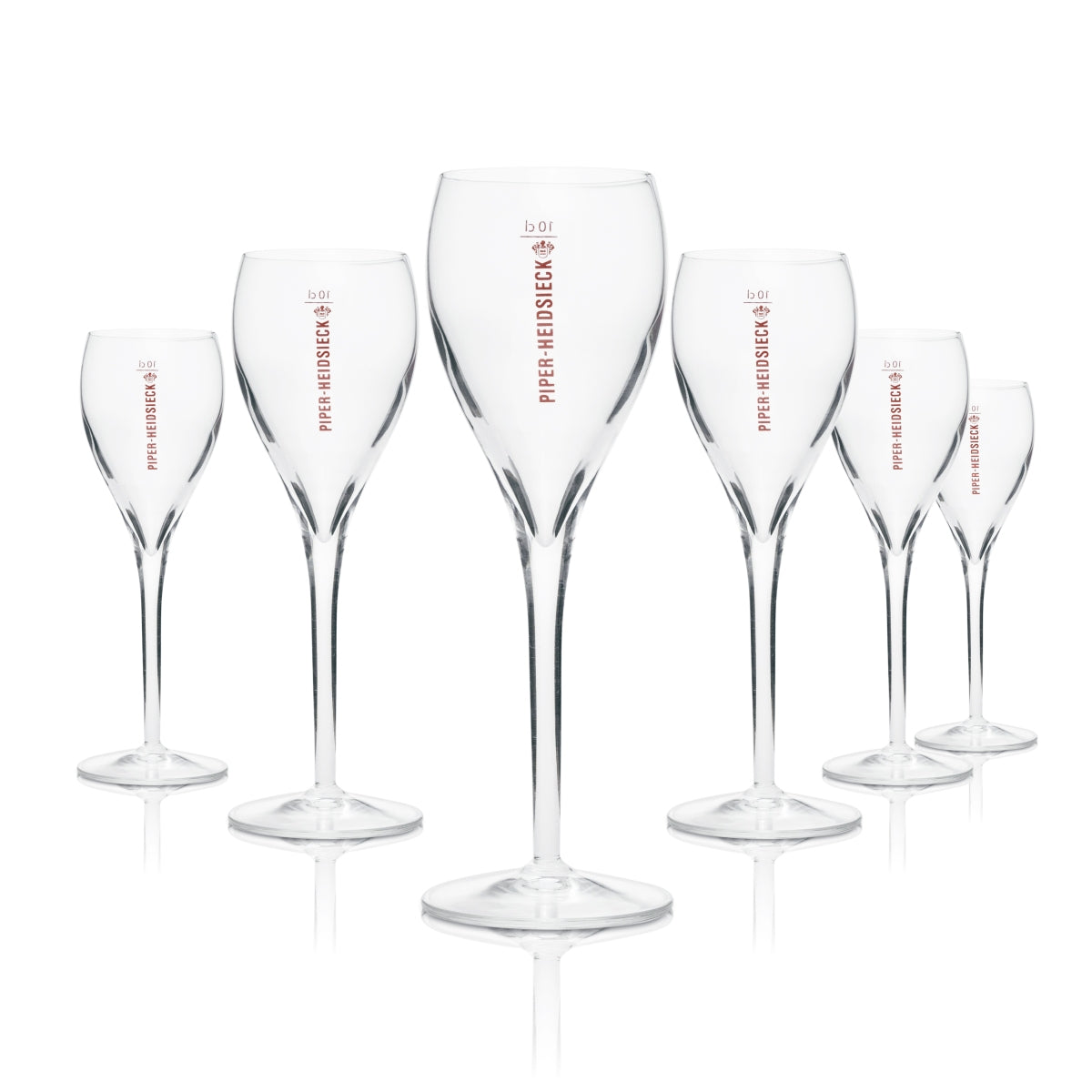 6x Piper-Heidsieck Kieliszek do szampana 14cl