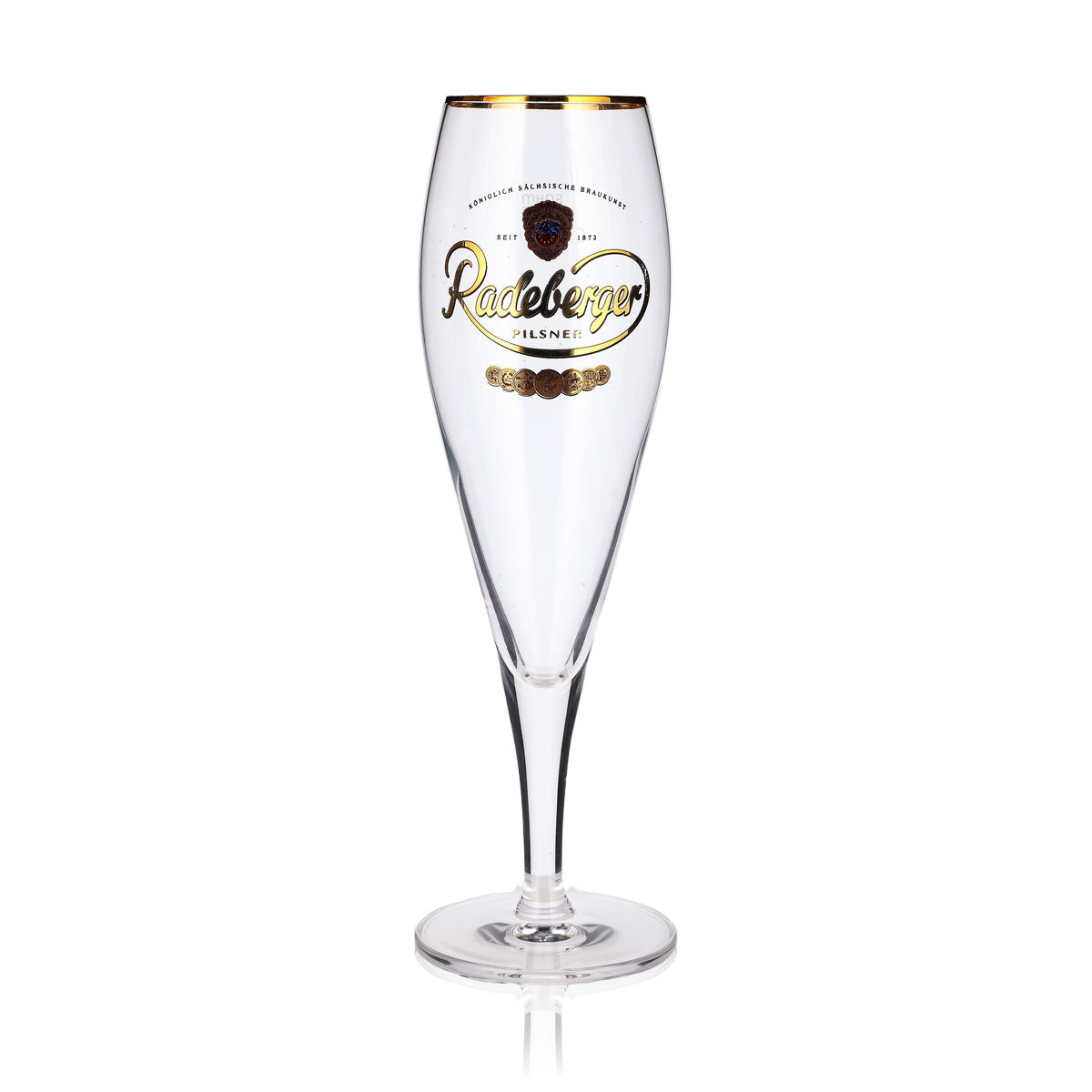6 sztuk szklanek do piwa Radeberger 0,3 l, pucharowe, typu pilsner, Sahm, tulipanowe – Widok 2