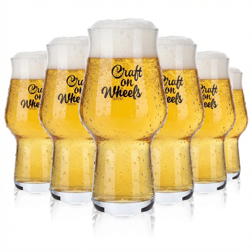 6x szklanki Rastal 0,4 l do piwa rzemieślniczego „Craft on Wheels” Craft Master One