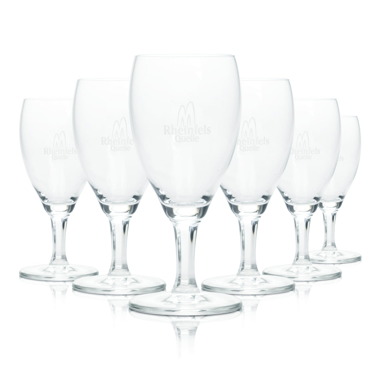 6x Rheinfels Quelle szklanka do wody 0,19l szklanka do wody mineralnej szklanka do wody gazowanej