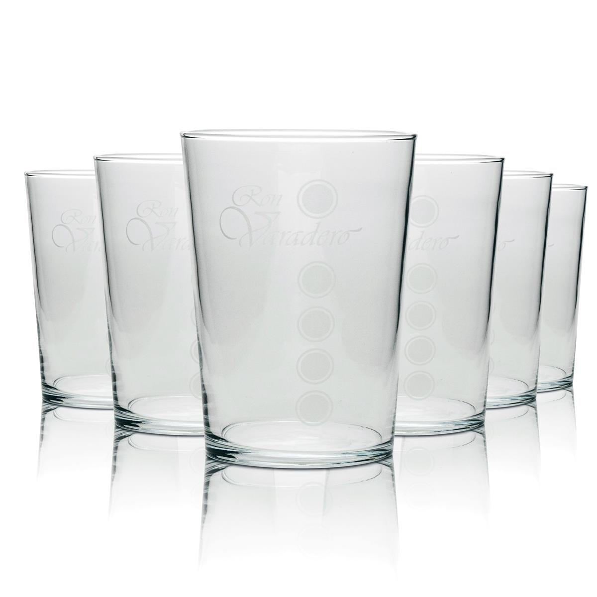 6x Ron Varadero szklanka do rumu long drink 490cl okrągła