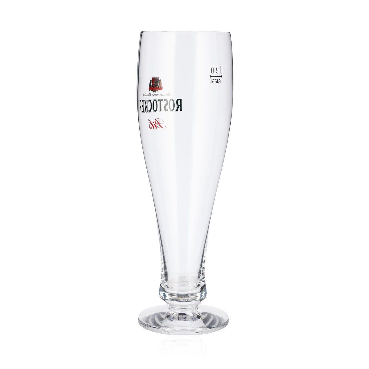 6 szklanek do piwa z Rostocku, 0,5 l, pucharowe, typu Pils, Rastal – Widok 4