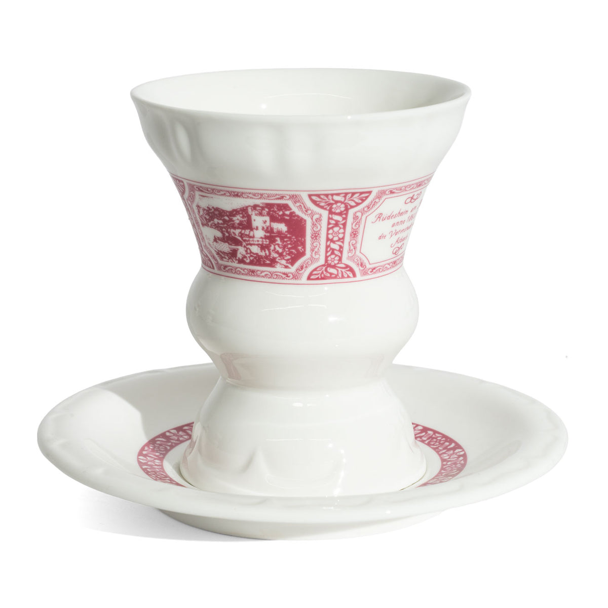 6x kawa Rüdesheimer Asbach Collection szklanka 0,26 l filiżanka + spodek ceramiczny – Widok 2