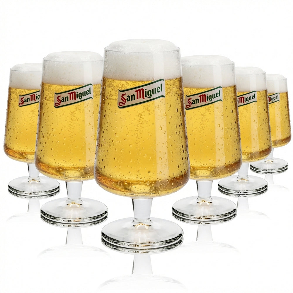 6x szklanka do piwa San Miguel 0.25l kielich Copas