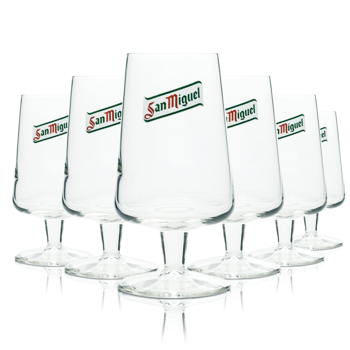 6x szklanka do piwa San Miguel 0.3l w wersji standardowej – Widok 4