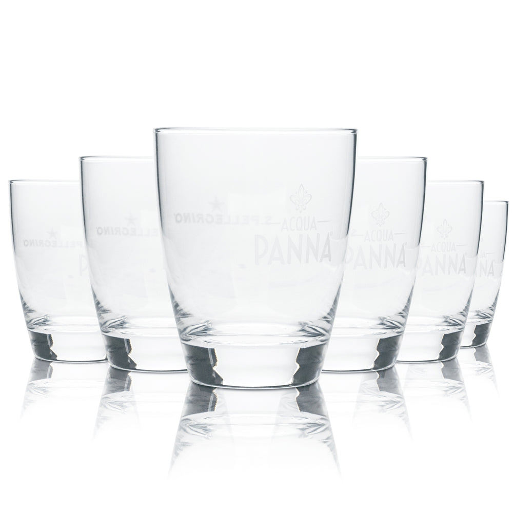 6x szklanka do wody San Pellegrino 0,3l tumbler Acqua Pana szklanki Gastro Bar IT