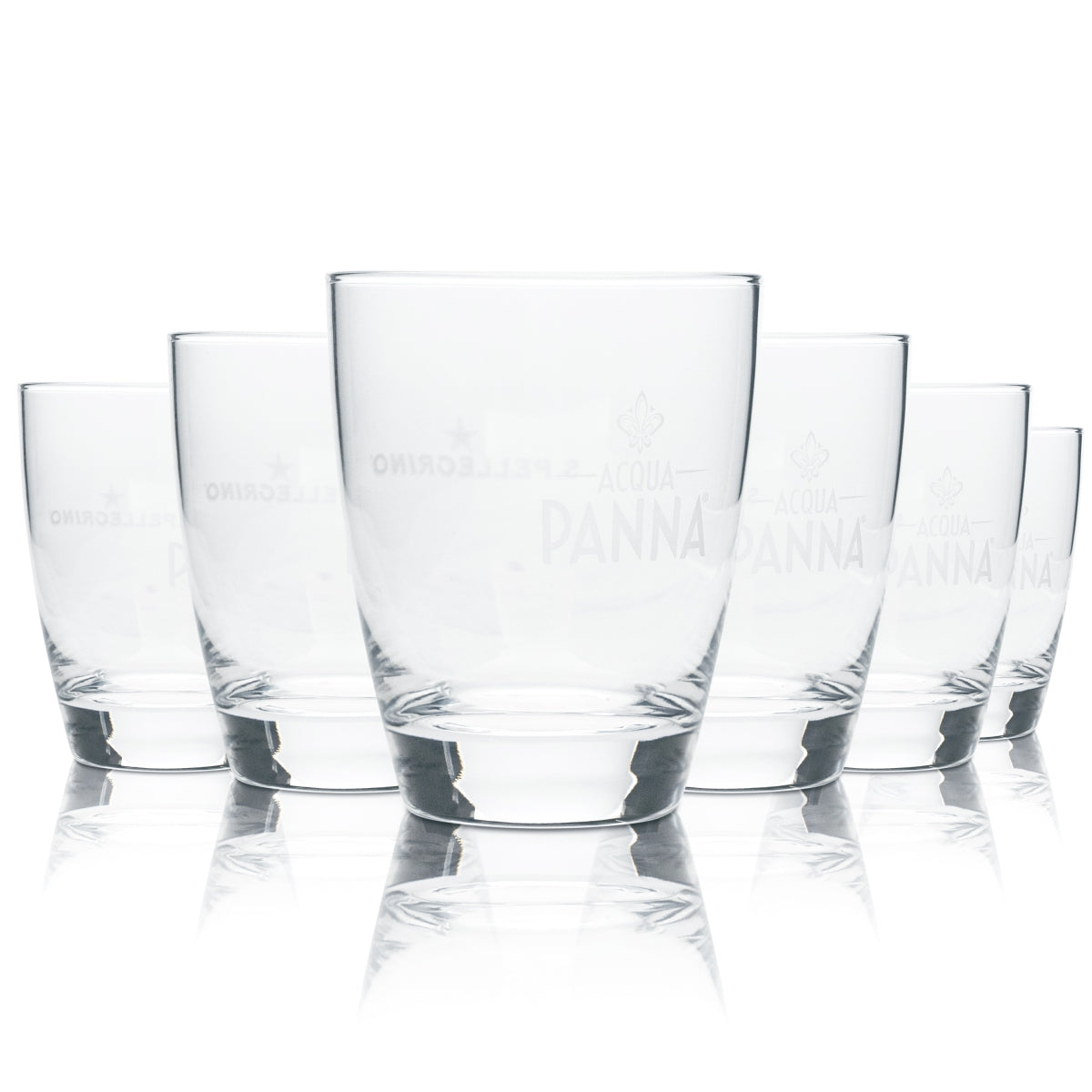 6x szklanka do wody San Pellegrino 0,3l tumbler Acqua Pana szklanki Gastro Bar IT