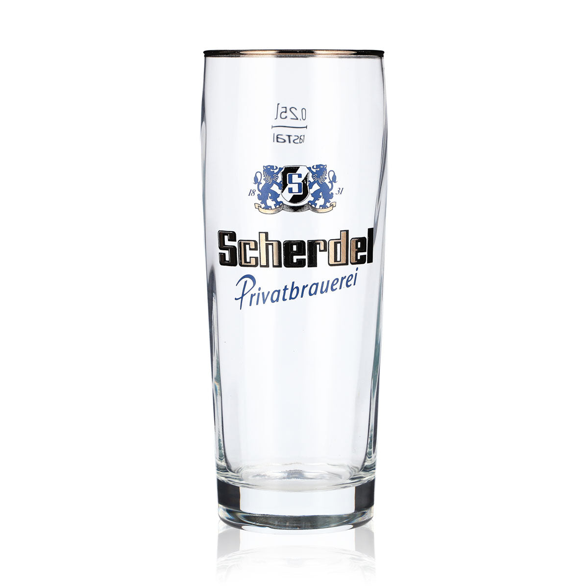 6x szklanki do piwa Scherdel 0,25 l Willibecher „Privatbrauerei” Rastal – Widok 2