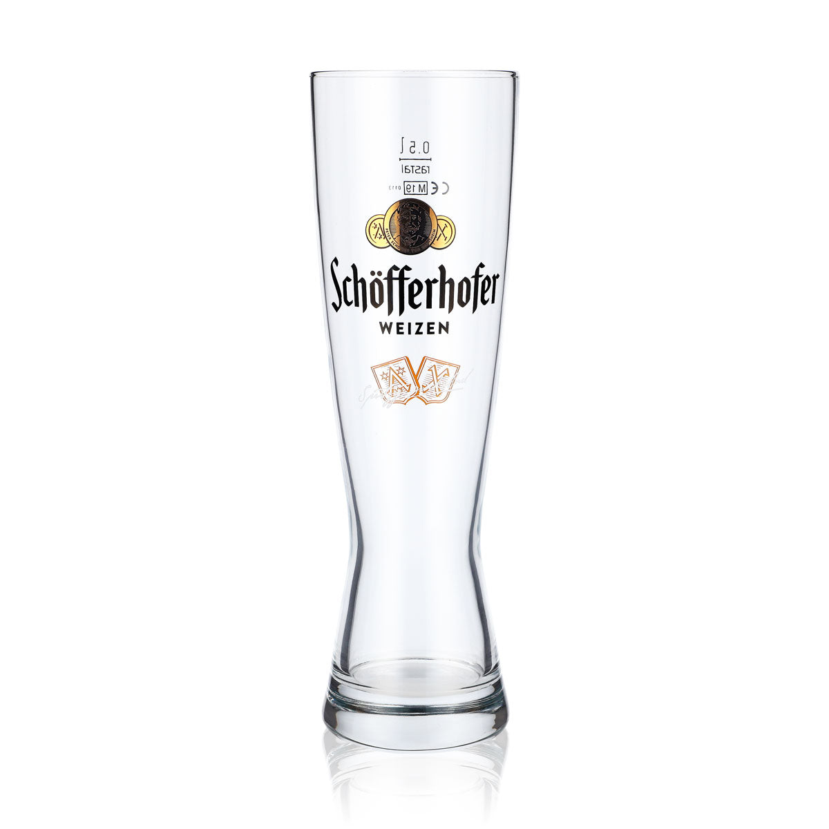 6x szklanka do piwa Schöfferhofer 0,5 l Szklanka do piwa pszenicznego „Spritzig Prickelnd” Sahm – Widok 2