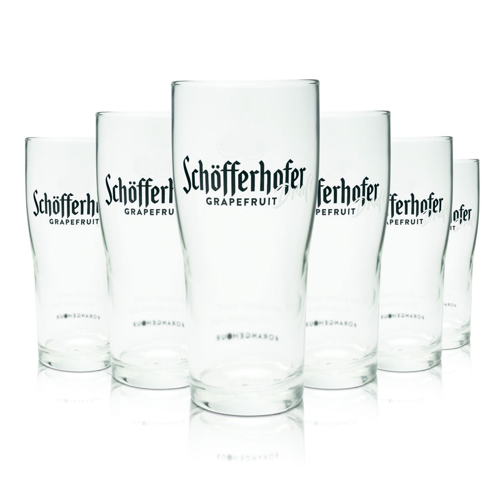 6x szklanka do piwa Schöfferhofer 0,4 l Grapefruit Draft Highball Willi zestaw szklanek