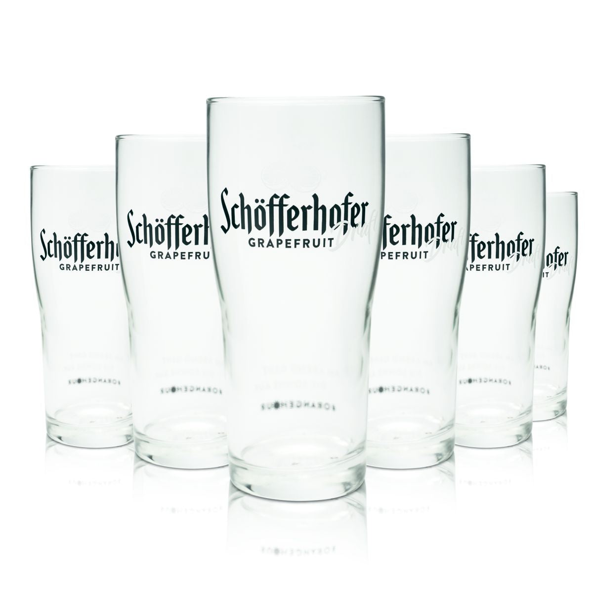 6x szklanka do piwa Schöfferhofer 0,4 l Grapefruit Draft Highball Willi zestaw szklanek