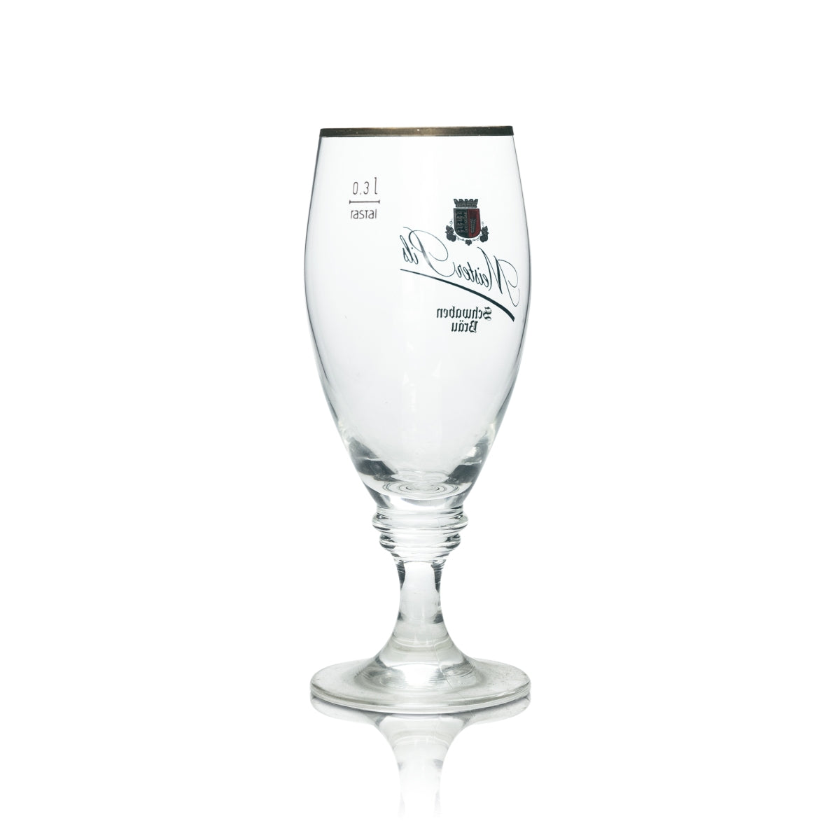 6x Szklanka do piwa Schwaben Bräu 0,3l Herb Tulip Meister Pils Szklanki do piwa Rastal goblet – Widok 4