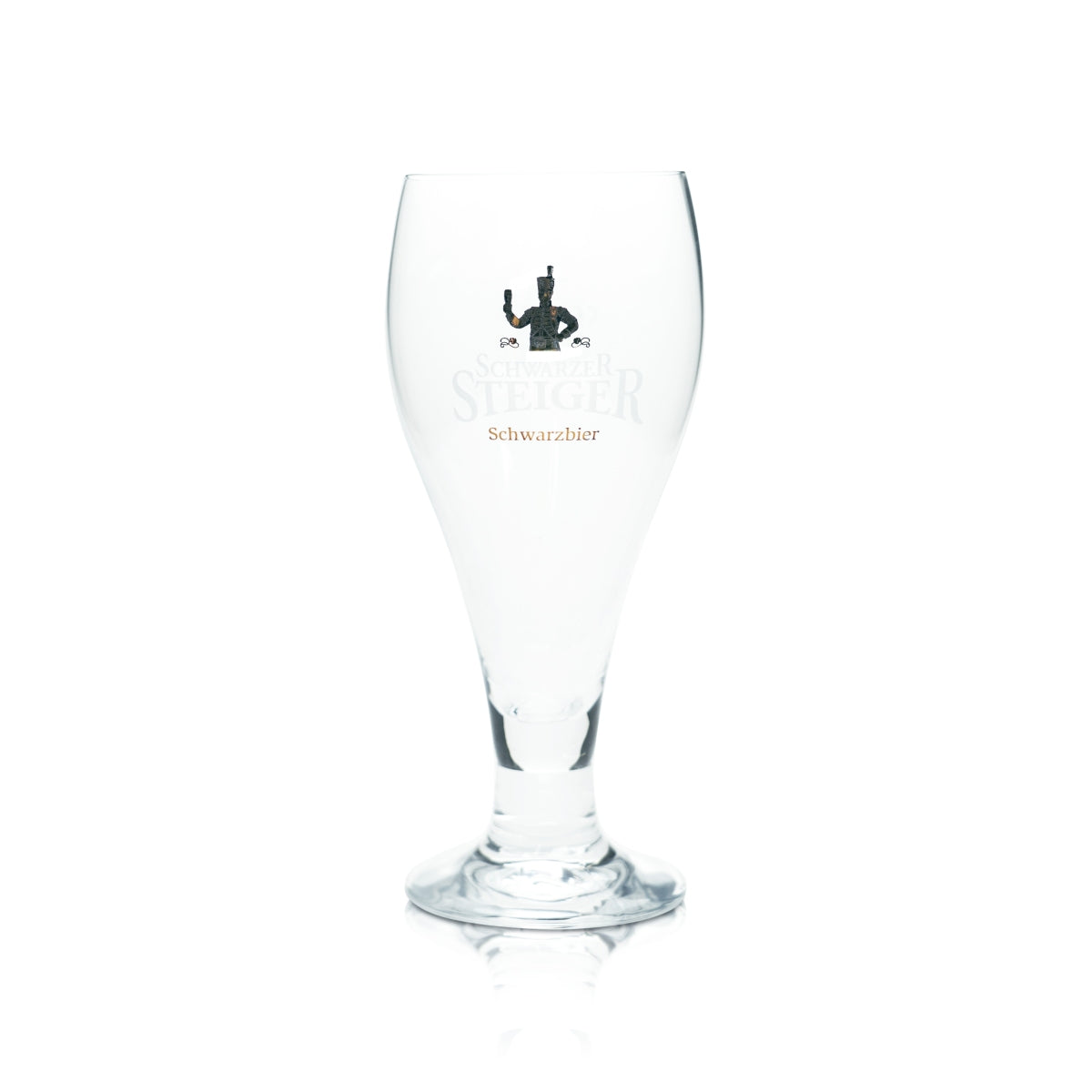 6x Czarne szkło do piwa Steiger 0,3l Goblet Tulip Goblet Amber Saxony Brewery – Widok 2