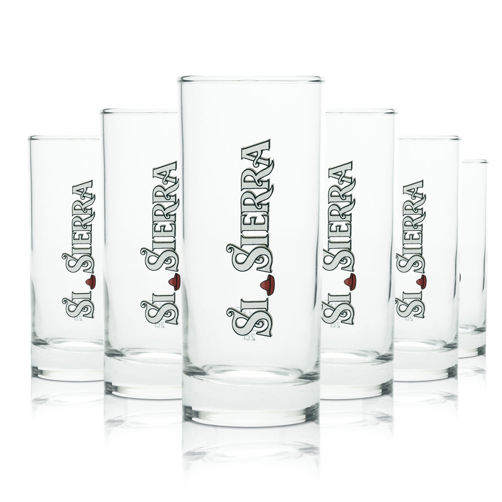 6x Sierra Tequila Glass 0,2l Longdrink Kieliszki do koktajli Sunrise Gastro Bar