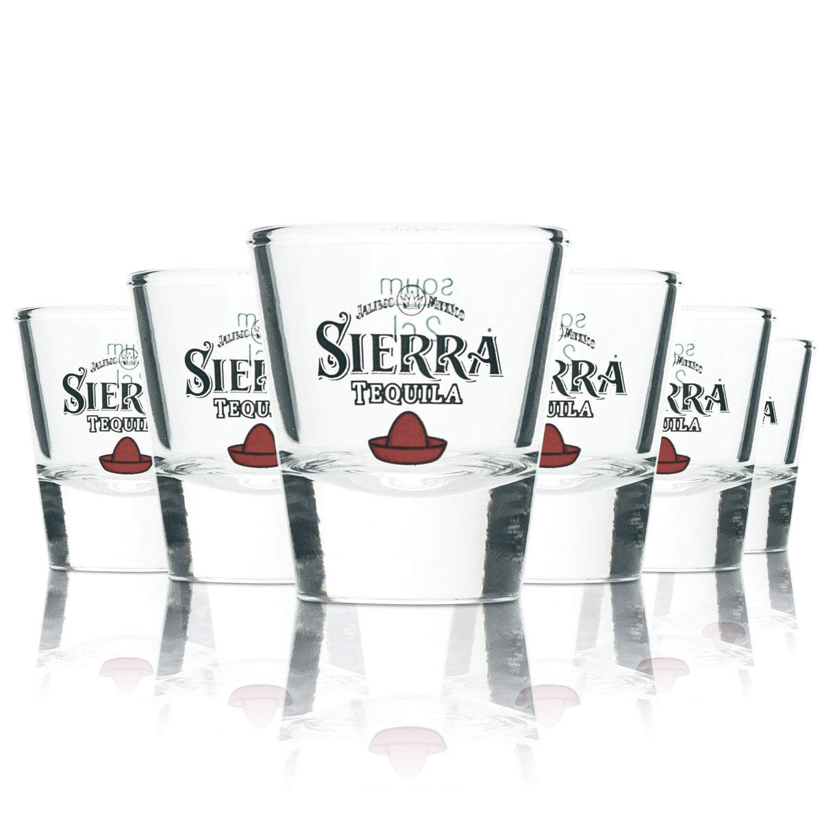 6x Sierra Tequila Glass 2cl Shot Short Stamper Schnapps Glasses Gastro Pub Lime