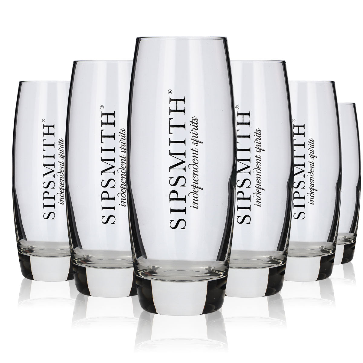 6x szklanka Sipsmith 0,36 l Willibecher Longdrink Gin Tonic Cocktail Glasses Set