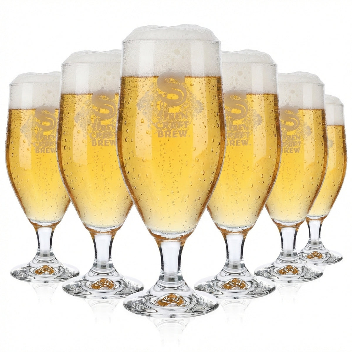 6x Siren Craft Brew Szklanka do piwa 0,3 l Szklanki do piwa Pokal Rastal