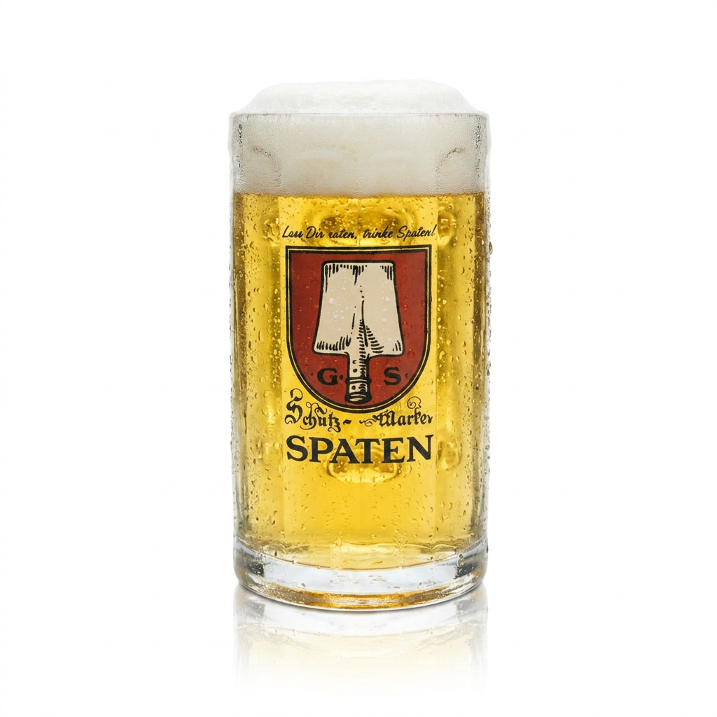 6x Spaten szklanka do piwa 0,5l kufel do piwa szklanki browar Bawaria ogródek piwny Monachium Piekło – Widok 2