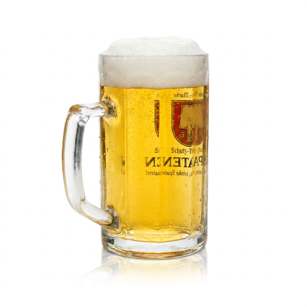 6x Spaten szklanka do piwa 0,5l kufel do piwa szklanki browar Bawaria ogródek piwny Monachium Piekło – Widok 3