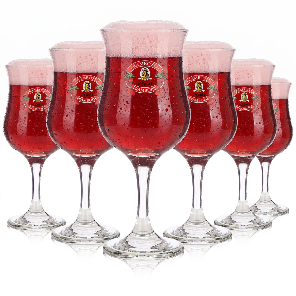 6 szt. szklanek do piwa St. Louis o pojemności 0,37 l, model „Frambozen” Dema Goblet